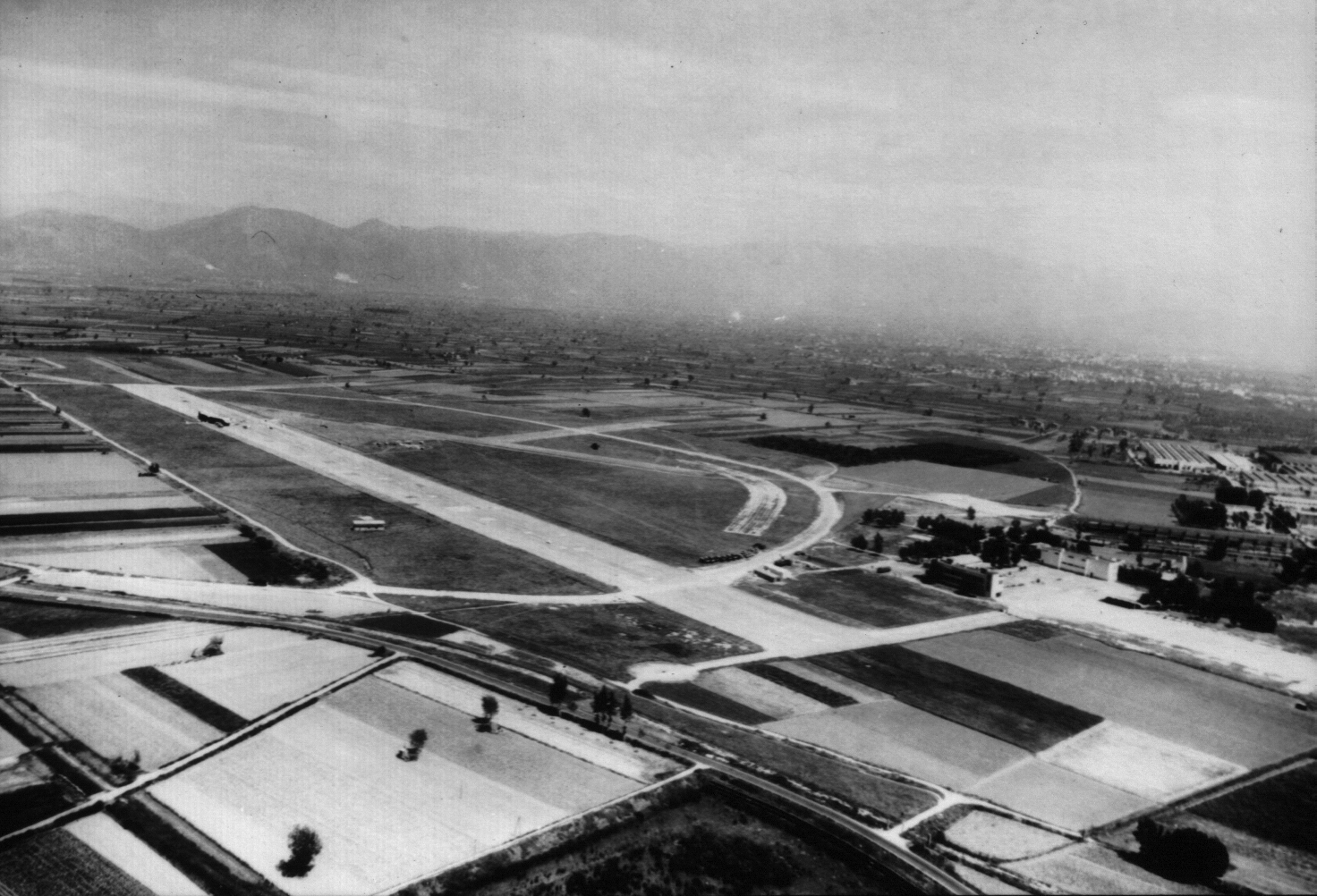 La zona industriale di Pomigliano d'Arco negli anni '60